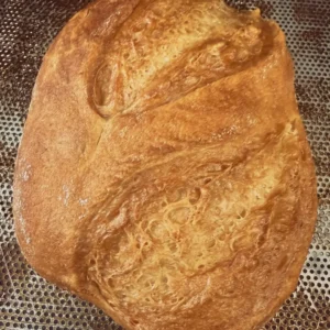 White Crusty Sourdough Bread